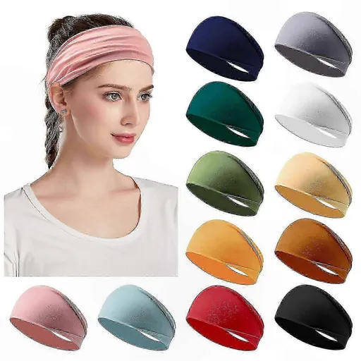 Non-Slip Hairbands for Women - Gym Yoga Running Accessory for Girls
