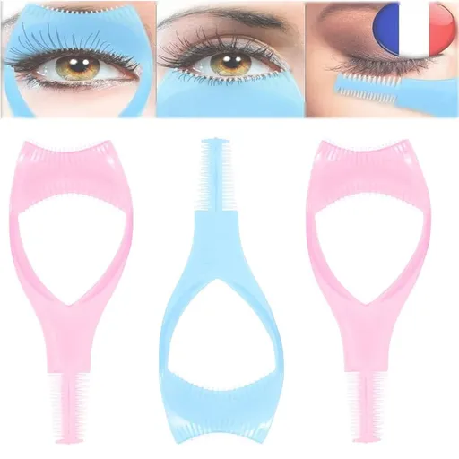 Eyelash Brush Tool，4pcs 3 in 1 Makeup Cosmetic Eyelash Tool Upper Lower Eye Lash Mascara Guard Applicator