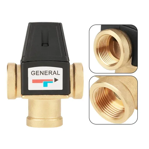 mixing valve temperature control valve household thickened Automatic shutdown for underfloor heating for constant temperature