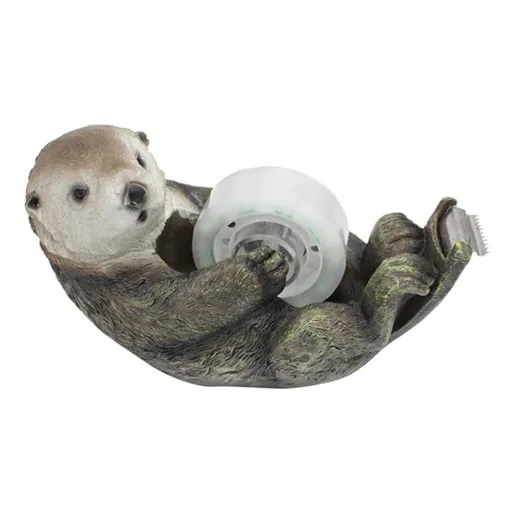 Cute Tape Dispenser Animal Desk Tape Holder Fun Otter Small Tape Dispenser, for Office Schools Home Kids Wrapping Gifts (Otter)
