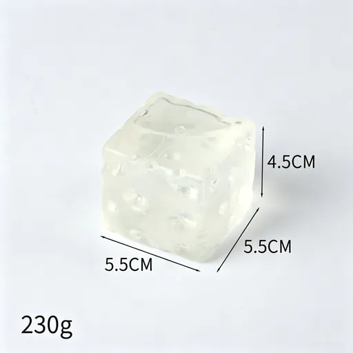 Transparent Cheese Squishy 5.5cm