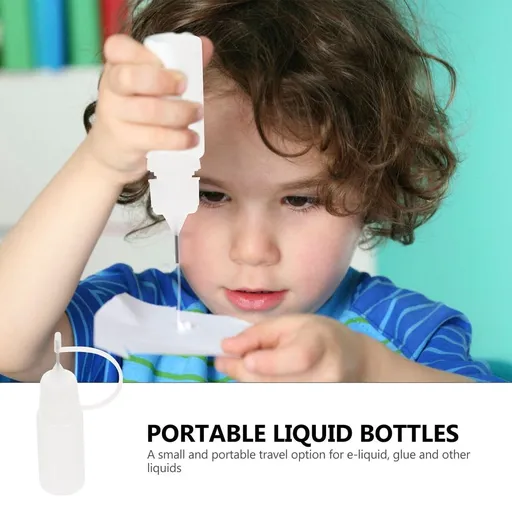 15pcs Small Liquid Containers for Oil Dispensing Transparent PE Airtightness General Users