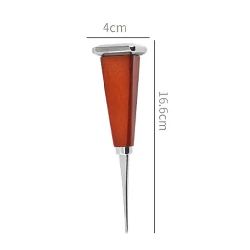 Fork Ice Pick Set Of 1 Three Pronged Ice Pick Stainless Ice Pick With Wood Handle Carving Bartender Tool (7.2inch 1pcs)