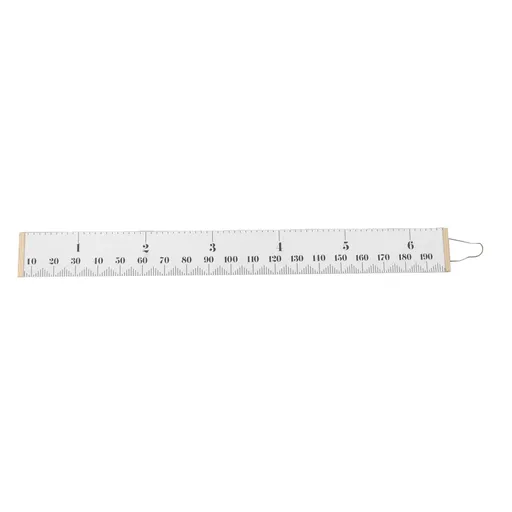 Kids Growth Chart Accurate Baby Height Growth Chart Ruler Removable Canvas Wall Hanging Measurement Chart for Home Classic White