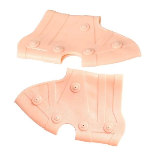 Knee Brace, 2PC Thin Silicone Knee Compression Sleeve Support Brace, Waterproof Magnetic Massage Knee Pad Protector