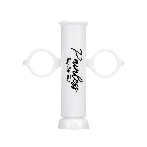 3-Pack White Portable Vacuum Suction Venom Extractor - Emergency Pump Tool for Insect Bites, Mosquito, Bee, Wasp, and Spider Stings