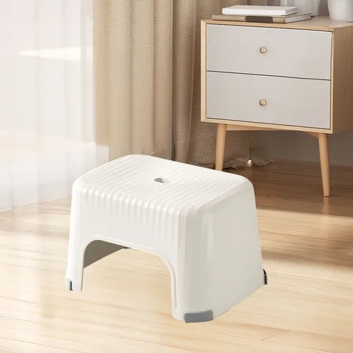Plastic Stool Small Step Stool for Adults | Bathroom Stepping Stool Non Slip Thickened Low Stool for Home Kitchen | Portable Stool for Bathing Camping | Stackable Seat