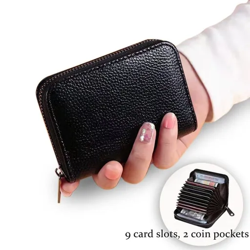 Men's Card Holder, Business Card Holder, Card Sleeve, Credit Card Holder，Black