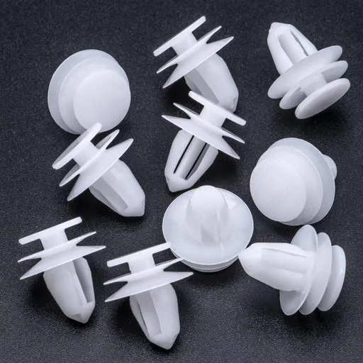 Rexka 10pcs Door Trim Panel Retainer Clip Compatible with Nissan Infiniti 01553-30001 Altima Armada Cube GT-R Maxima Murano Quest Rogue EX35 G25 G35 G37 Q40 Q50 Q60 QX30 QX80