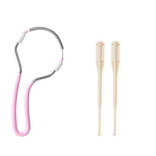 3pcs Facial Hair Remover, Spring Threading Device for Women's Lip & Face Hair, Epilator for Beard & Leg Hair 1 remover + 2 nose hair removers