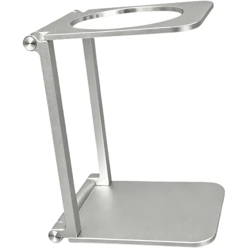 Pour over Coffee Dripper Stand, Bracket, Premium Foldable Coffee Machine Bracket for Bar, Silver