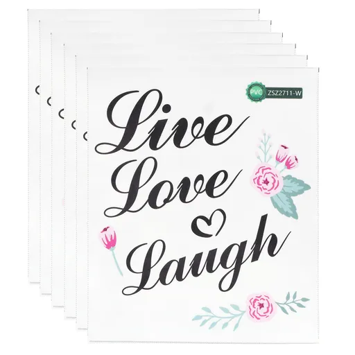 6Pcs Wall Sticker English Letters Pattern DIY Wall Decal for Home Living Room Decoration