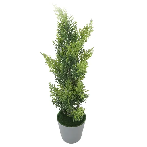 Lighted Cypress Tree Decor USB Powered LED Mini Light Up Table Centerpiece Simulated Indoor Bar View