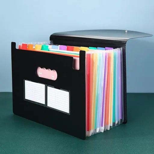 File Organizer, 13 Pockets Expanding File Folders, According File Organizer Portable Document Organizer