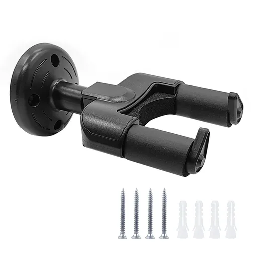 Acoustic Folk Guitar Wall Mount Hook Specialized Design Secure Locking Mechanism Elegant Space-Saving Display
