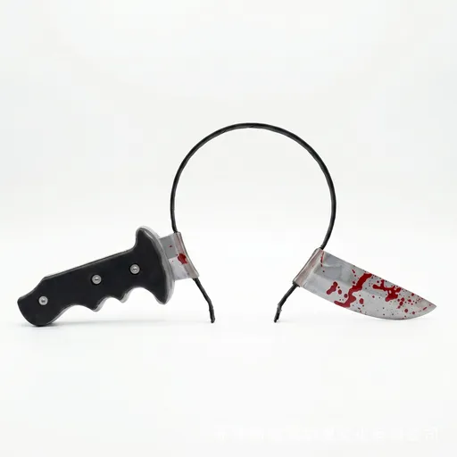 Captain Jack Inspired Plug Dagger Headband: Safe and Lightweight PET Material, Classic Dual-Blade Design, Upgraded Sturdy Build, a Must-Have Pirate Accessory for Cosplay and Parties!/black