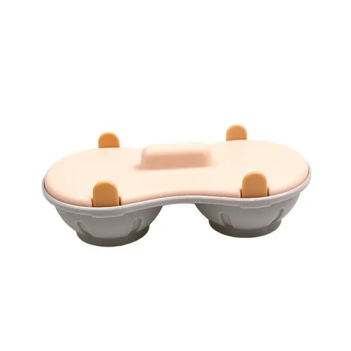 Microwave Egg Poacher – Egg Steamer Cooking Tool – Orange