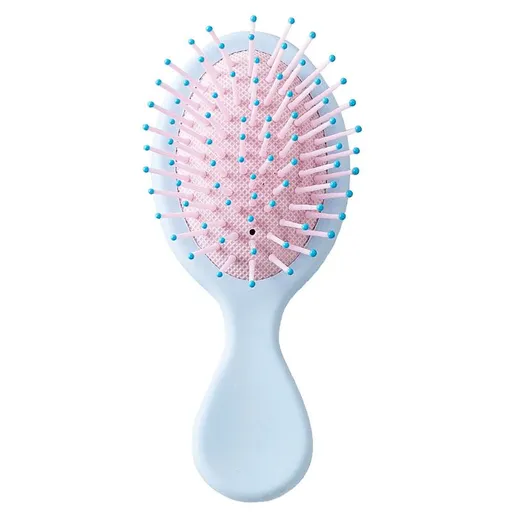 5 Pieces Mini Wet Hair Brush, Travel Detangling Brush, for Most Hair Types, with Ease Knots Without Tears or Breakage, Multicolor