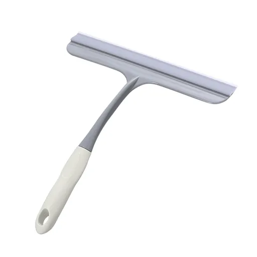 Window Cleaning Squeegee, Shower and Glass Door Wiper for Mirrors, Tile and Car Windshields for Home and Vehicle Use, White