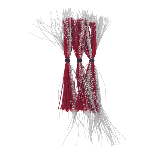 Dekoi Krystal Flash Lure Skirts, Silver Neon