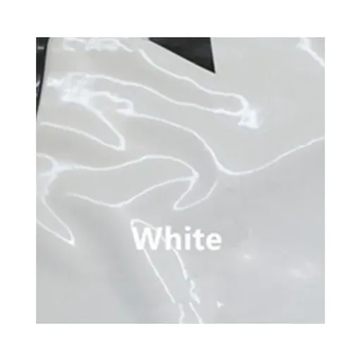 House Of Dasein Red Latex Swimwear Long Sleeve Rubber Leotard With Back Lace For Women And Men - White - Xl