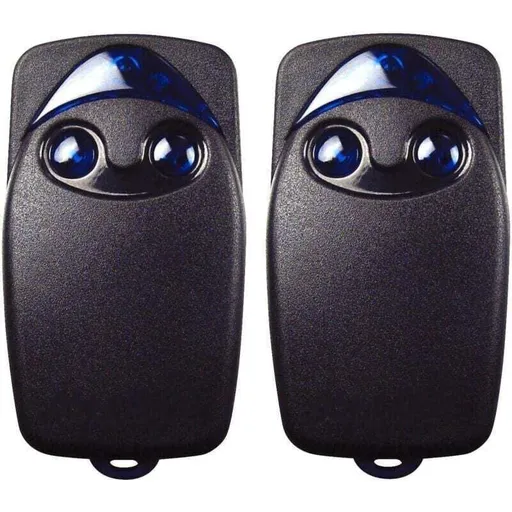 2 Pcs Flo2r-S 433.92 MHz 2-Button Electric Garage Door Remote Control, Compatible with the Nice Remote Garage Door Remote Control