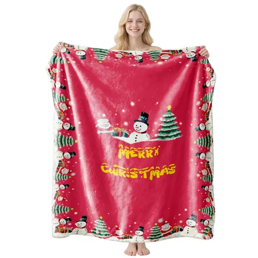 Comfort Flannel Holiday Throw Blanket, Christmas & Halloween Soft Air‑Condition Blanket, Thoughtful Present For Living Room Sofa, Style FLR‑184, Size S, 100x130cm