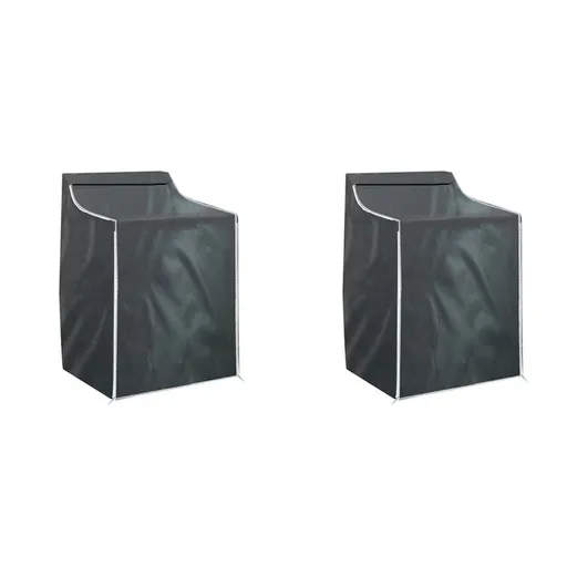 2X Washing Machine Cover for Top Load Machine,Washers Dryers Cover with Zipper Thickened Fabric