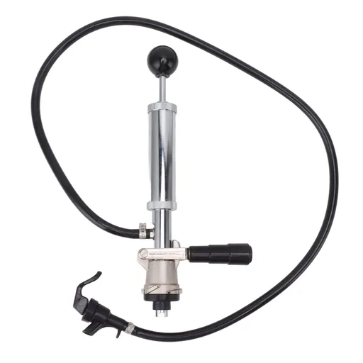 Beer Keg Pump 4inch Stainless Steel Keg Tap Hand Pump Picnic Beer Tap Kit for Homebrew Bars Restaurants Wedding