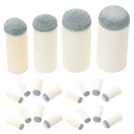 Billiards Pool Cue Tip Protector Quick Installation for All Players 24Pcs