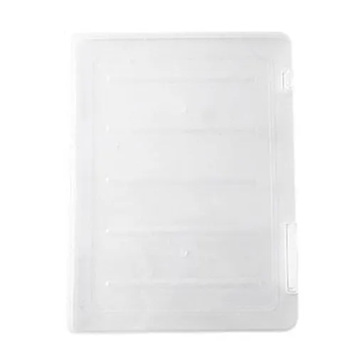 File Box (Document Holder, Paper Organizer), Transparent Large Size, Portable File Box, Transparent Pp Material, Waterproof, Large Capacity, For Documents & Magazines
