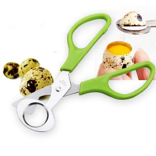 2 Pcs Quail Egg Cutter Scissors Kitchen Egg Shears Tool Quail Egg Cutter Scissors Stainless Steel Pigeon Bird Egg Opener Pack