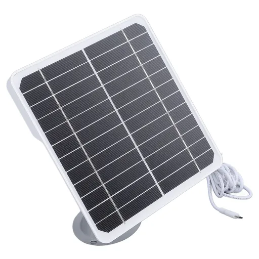 Camera Solar Panel 20w 5V IP68 Waterproof High Efficiency Camera Monocrystalline Solar Panel for Home