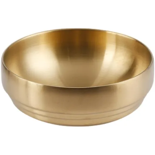 Stainless Steel Bowl Soup Bowls Pasta Serving Bowl Asian Dishes Multipurpose Bowl Porcelain Tableware for Salad Soup Rice -2pcs
