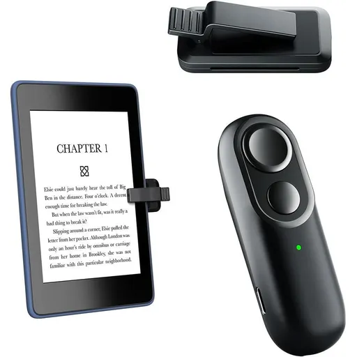 Wireless Page Turner Remote for Kindle Paperwhite Hands-Free Reading