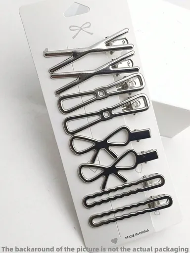 8pcs Women s Hair Clips Minimalist Versatile Daily Use Claw Clips Hair Pins Accessories Ideal Valentine s Day Gift