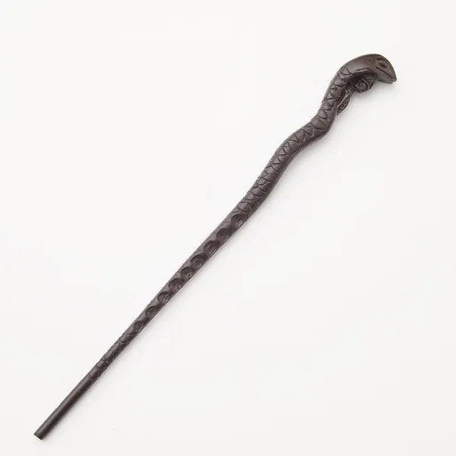 Slender Decorative Resin Wizard Wand With Metal Inner Core, Mystical Character Cosplay Prop, Style 26
