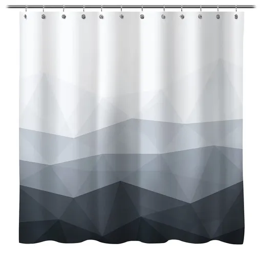 Sunlit Designer Shower Curtain, Popular Shower Curtain, Fabric Shower Curtains for Bathroom Decor, Contemporary Bathroom Curtains