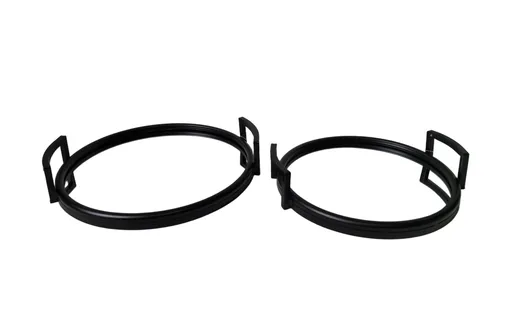 Eliza Round Tray - Large - Black