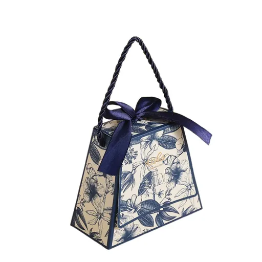 50pcs Wedding Candy Box Gift Box for Party Favors Decorative Candy Packaging - Blue