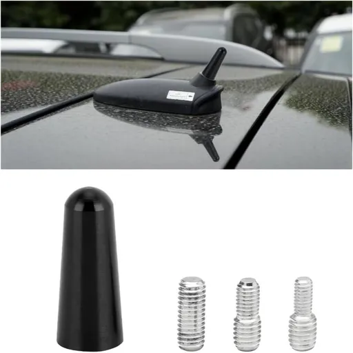 Universal Short Car Antenna 3cm Amplified Rod for Car Radio Stereo Compatible with All Vehicles