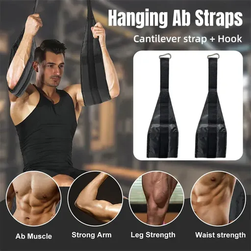 Pull Up Bar Strap Suspension Trainer Home Fitness Cantilever Strength Equipment
