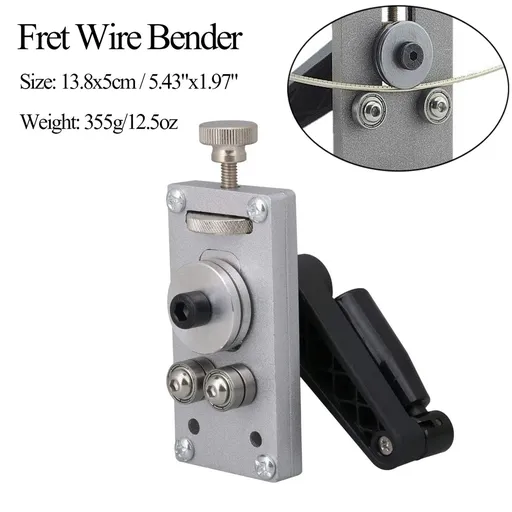 5.43Inch Guitar Bass Luthier Tool Guitar Fret Bender for Fret Wire Bending and Straightening Luthier