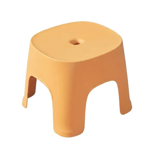Plastic Step Stool Low Profile Portable Footrest Seat Heavy Duty Sturdy Bench for Home Entrance Shoe Changing Bathroom and Living Room Utility Non-Slip Surface Stool