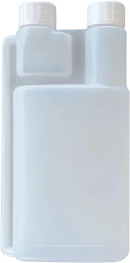 1000ml Plastic Twin Chamber Bottle 10Pcs Tamper Evident Cap