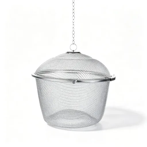 Extra Large Stainless Steel Twist Lock Mesh Tea Ball Tea Strainer Filter Spice Infuser 11cm/4.3 inch （silvery）