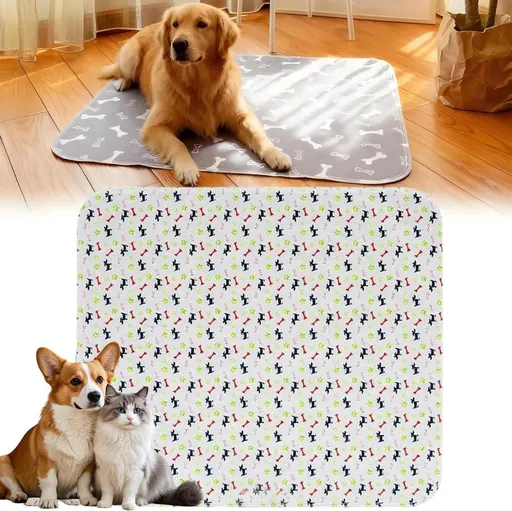 Puppy Training Pads Washable Leak-Proof Anti-Slip 23.6x15.7in White