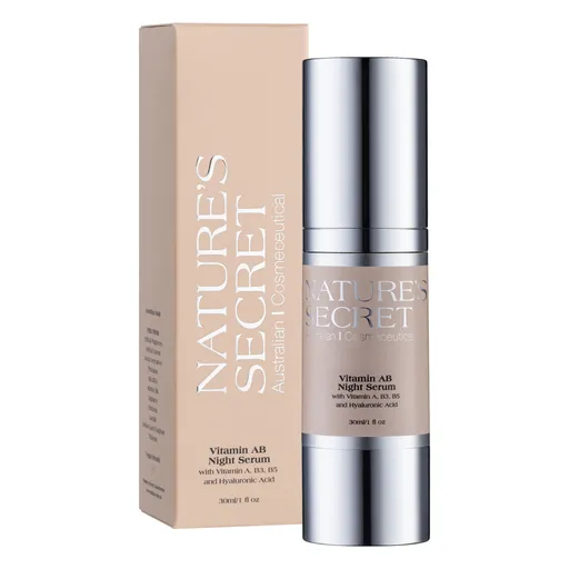 Vitamin AB Night Serum 30ml | Retinol Night Serum | Anti-Ageing Face Serum for Fine Lines, Wrinkles, Skin Renewal, Firming & Hydration | Australian Made | Vegan | Cruelty Free