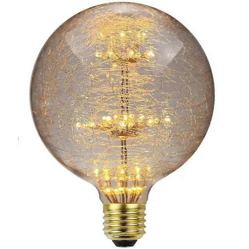 LED Vintage RGB Fireworks Bulb Decorative Warm Light E27 G125