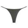 Women Milk Silk Low Waist Bikini Thong Grey Size: S; Recommended weight (kg): 40 - 47; Waist (cm): 58 - 64; Hip (cm): 82 - 86; Suitable fit: slim build